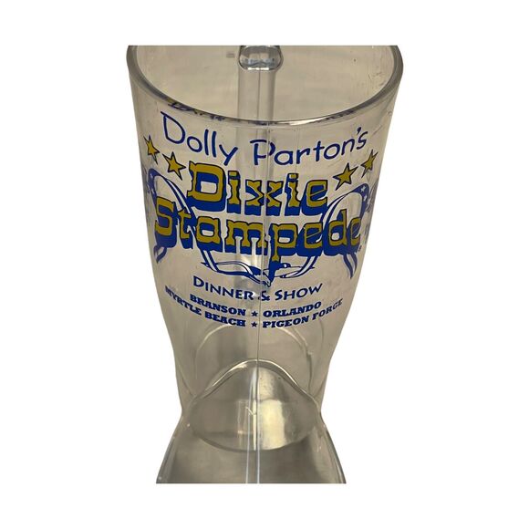 Dolly Parton's Dixie Stampede Dinner And Show Collector Plastic Western Boot Mug - Picture 4 of 9